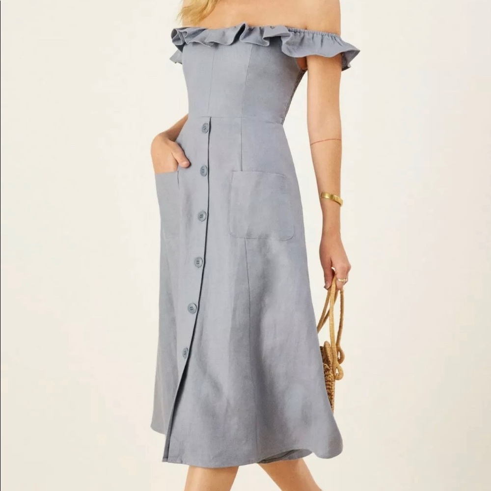 Reformation Hattie Dress Mineral